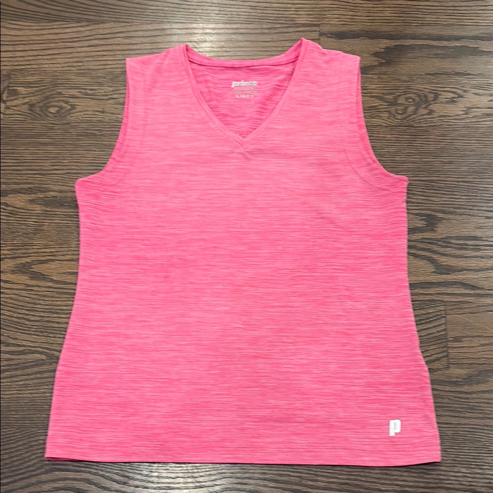Prince Pink Fitted Tank Top